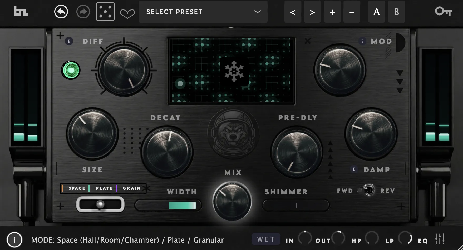 SpaceWolf Plate Reverb Mode
